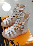 Gladiator Sandals for Kids - White