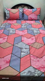 Bedsheet Single with 2 Pillow Case - Design #2