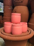 Mini Clay Pot - Pink