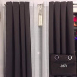 3 in 1 Blackout Curtain - Ash