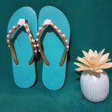 Customized Slippers - Blue