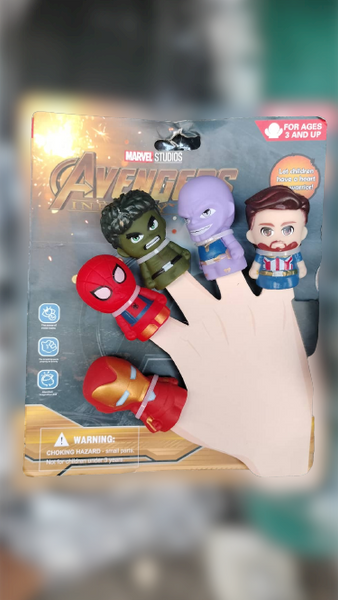 Finger Puppet Toy for Kids - Avengers Inspired