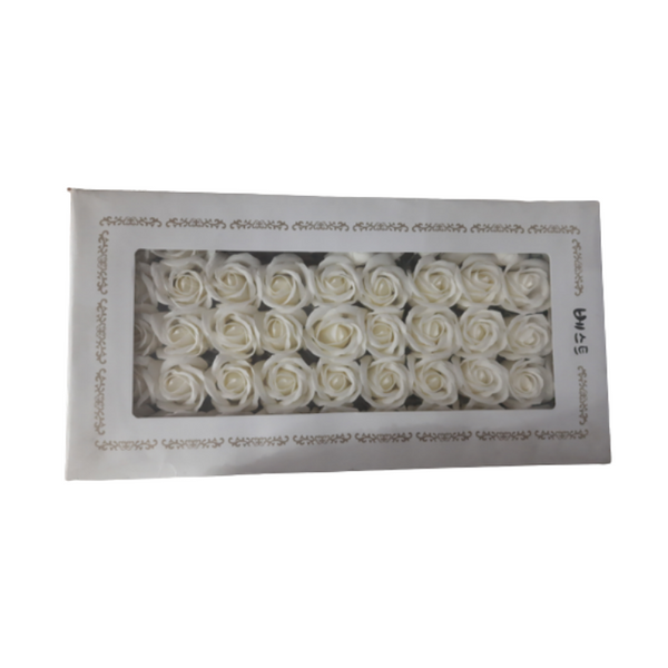 Soap Flowers White