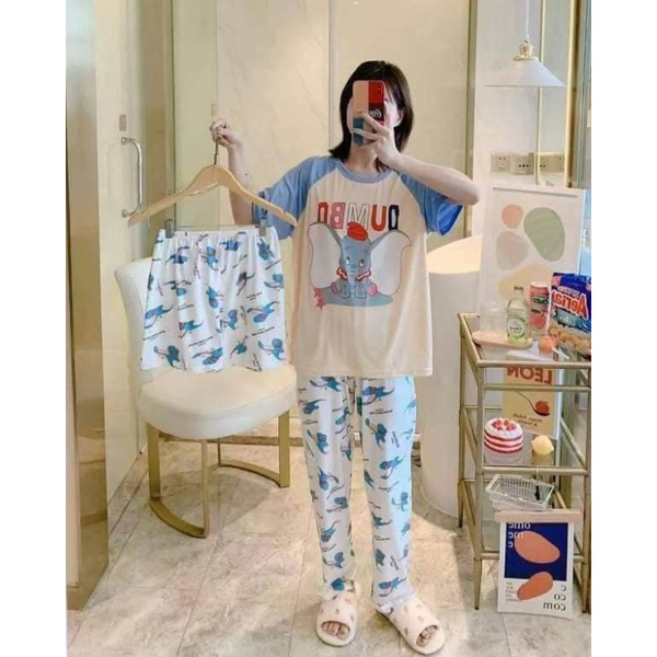 3 in 1 Sleepwear Terno - Dumbo