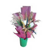 Dried Flowers with Tulips