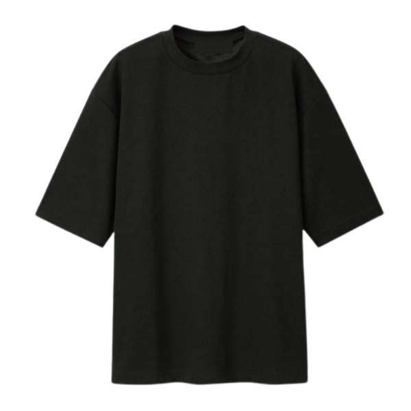 Oversized T-shirt for Men or Women - Plain Black