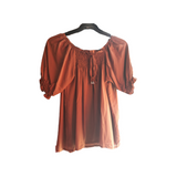 Challis Blouse Rust