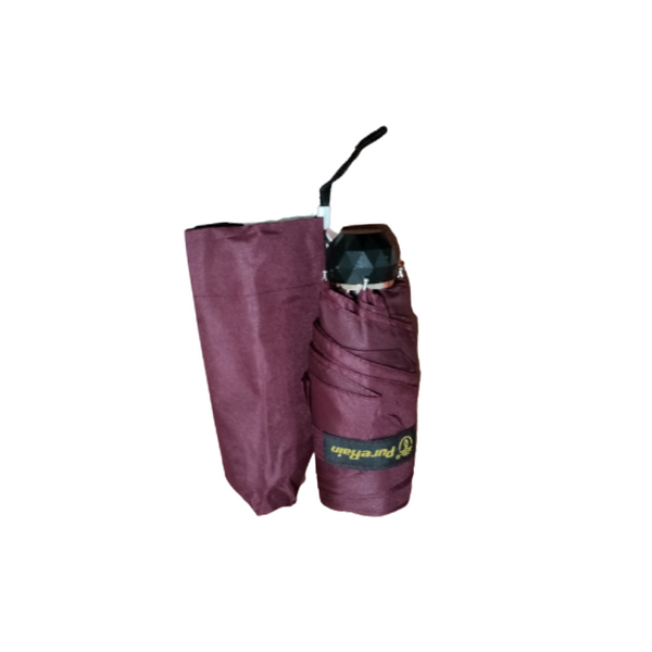 Three Fold Umbrella - Maroon