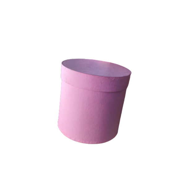 Round Kraft Paper Container - Pink