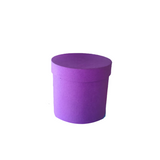 Round Kraft Paper Container - Purple