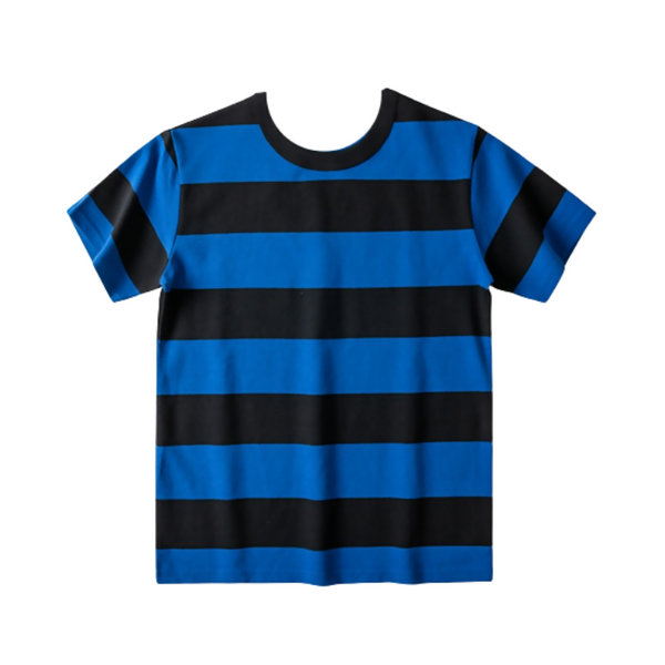 T-shirt for men - Stripes Blue Black