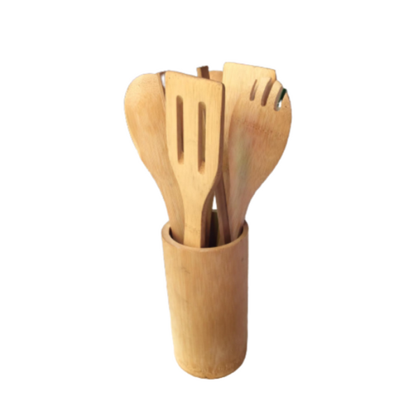7 in 1 Wooden Cutlery Set