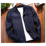 Bomber Jacket - Navy Blue