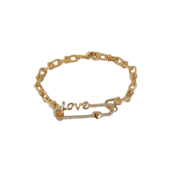 Gold Bracelet - Stainless Steel (Love)