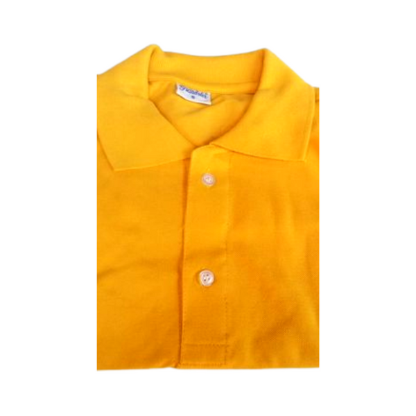 T-shirt with Embroidery - Mustard