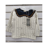 Kids Jacket with Clouds Design