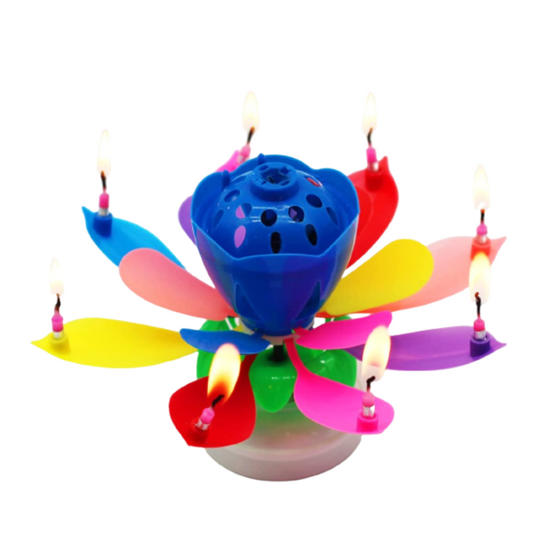 Musical Birthday Candle - Assorted Colors