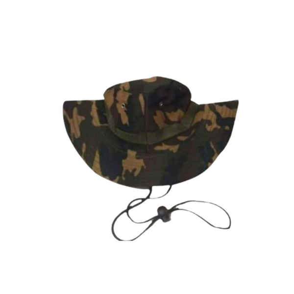 Bucket Hat - with Adjustable String - Army Design 1