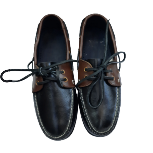 Topsider Shoes Leather - Black Brown