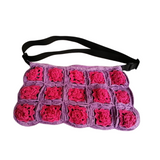 Crochet Sling Bag - Purple Pink