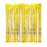 Foil Fringe Party Curtain (Gold)