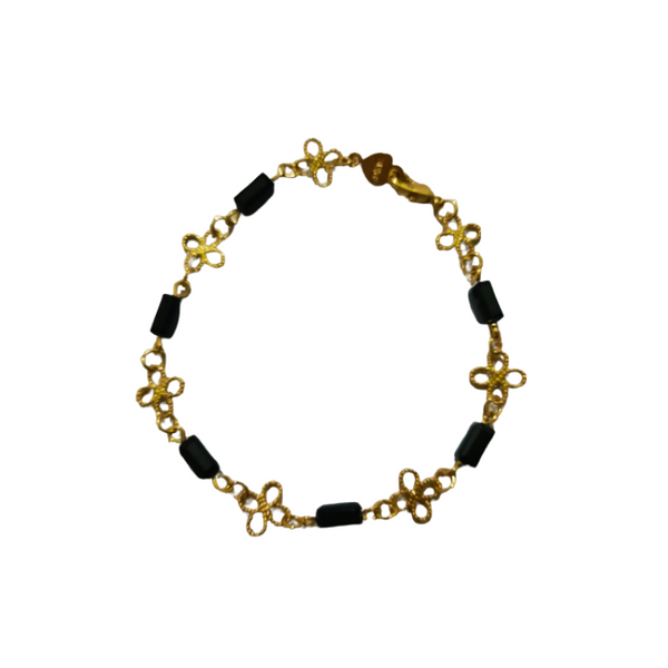 Bracelet with Black Beads