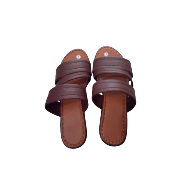 Brown Double Bind Sandals for Women