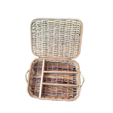 Utensils Tray - Abaca-Rattan