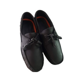 Men Shoes Leather - Black