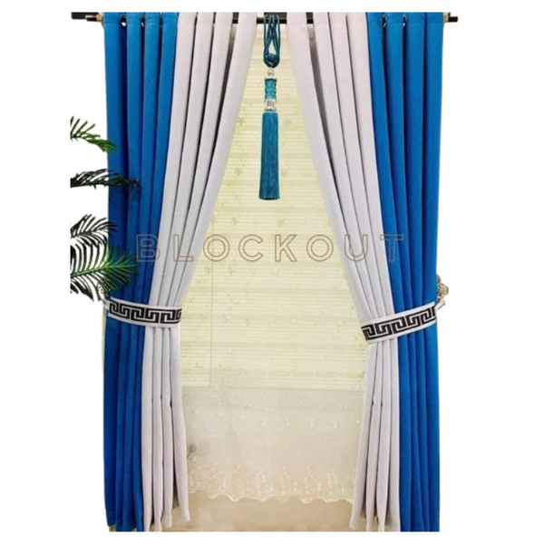 Block out Curtain 60×84 - Blue