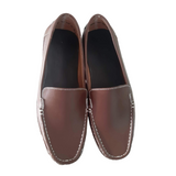 Men Shoes Leather - Brown