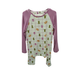 Terno Pajama for Kids - Violet