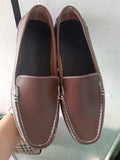 Men Shoes Leather - Brown