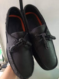 Men Shoes Leather - Black