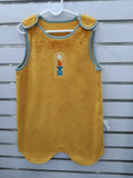 Romper Dress for Kids - Gold