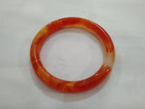 Stone Bangle or Bracelet - Orange