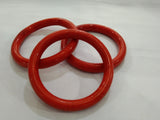 Stone Bangle or Bracelet - Red