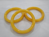 Stone Bangle or Bracelet - Yellow